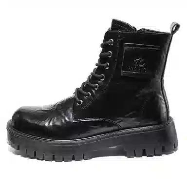 依米奴 户外外穿 英伦风 复古经典 高颜值 时尚潮流 脚感舒适 真皮质感 低调百搭 日常通勤 职场会议 简约帅气 轻便柔软  马丁靴 男款