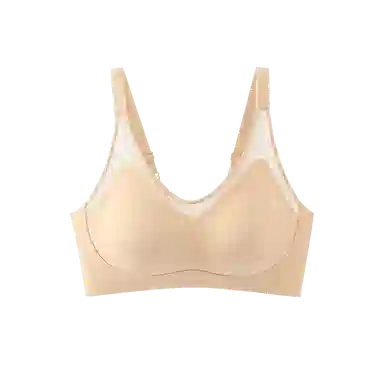 欧迪芬 粉底液内衣女小胸聚拢胸罩夏薄款软支撑防下垂舒适轻盈透气稳固运动优雅无痕美背文胸 女款