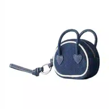 ZARA Colorblock Mini Wallet Blue