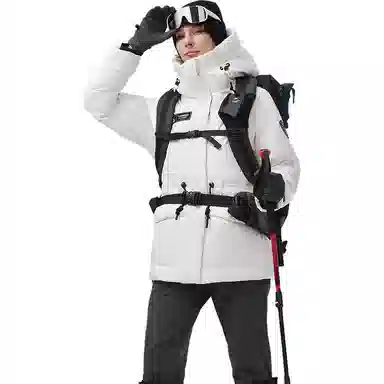 坦博尔 高保暖收腰短款长袖街头面包服羽绒服 女款