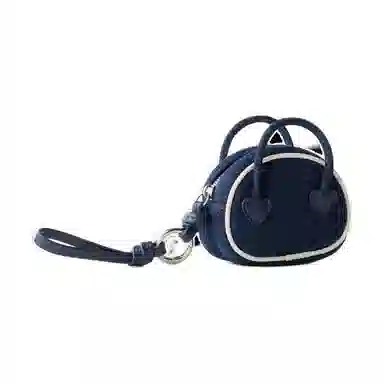 ZARA Colorblock Mini Wallet Blue