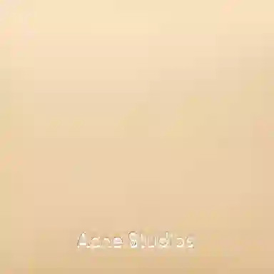 Acne Studios Folded Leather Cardholder Yellow