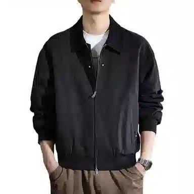 遨宇 美式复古经典休闲潮牌痞帅工装猎装极简风撞色户外百搭夹克外套 男款
