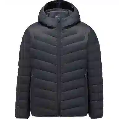 坦博尔 连帽短款轻薄保暖羽绒服 男款