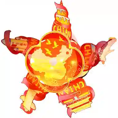 咕轹 中秋灯笼 发光玩具