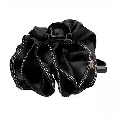 彤彤兔 韩式褶皱卷边轻奢高级感 布料 发夹 女款