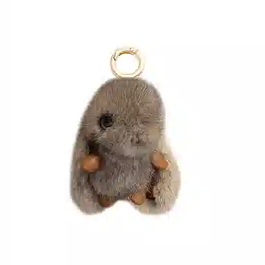 心水好物 可爱小兔子舒适手感汽车高级感书包 毛绒 挂件 男女同款情侣款