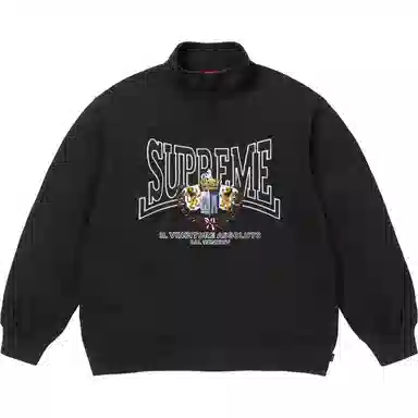 Supreme FW25 WEEK3 Crest Appliqu Half Zip Pullover