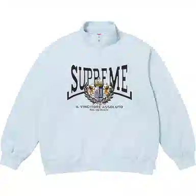 Supreme FW25 WEEK3 Crest Appliqu Half Zip Pullover