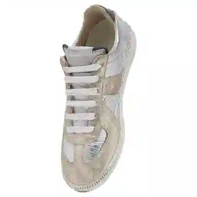 Maison Margiela Replica Low Top Sneakers Silver