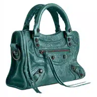 Balenciaga Le City Arena Storico Mini Bag Deep Green