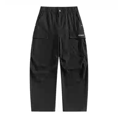 【dme】 日系简约纯色宽松直筒裤子秋季百搭潮流美式复古阔腿裤春秋修饰腿型长裤休闲纯棉工装裤 男女同款