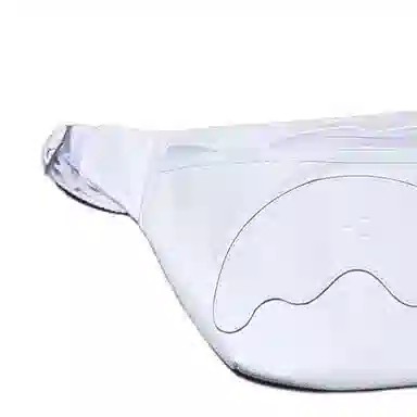 Sprayground Logo PVC Waist Bag White
