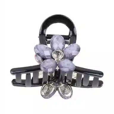 彤彤兔 清新甜美星辰花朵后脑勺抓夹显发量高级感盘发鲨鱼夹 树脂 发夹 女款