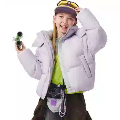 坦博尔 保暖耐脏蓬松面包服羽绒服 女款