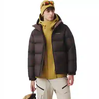 坦博尔 加厚连帽耐脏常规户外风面包羽绒服 女款