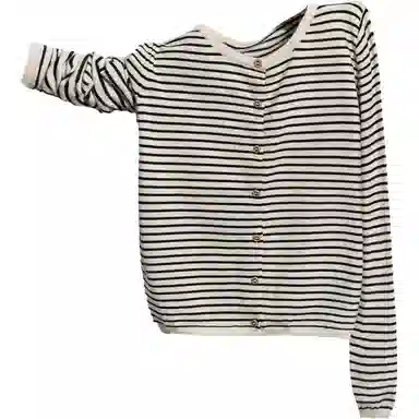 她池 简约百搭时尚短款针织衫 女款