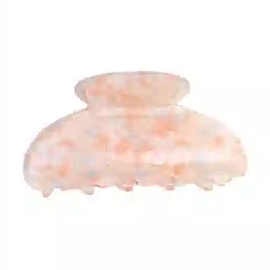 彤彤兔 闪碎花抓夹大号清新雏菊后脑勺盘发鲨鱼夹发饰 亚克力 发夹 女款