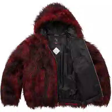 Supreme x Y’s by Yohji Yamamoto FW25 Week3 Faux Fur Windstopper Hooded Jacket