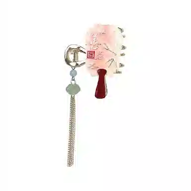 彤彤兔 中国风古典琵琶蝴蝶抓夹盘发发饰后脑勺夹子#好运 锌合金 发夹 女款