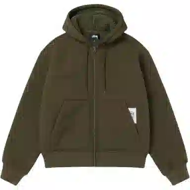 Stussy FW25 FW25 BONDED SHERPA HOODIE logo