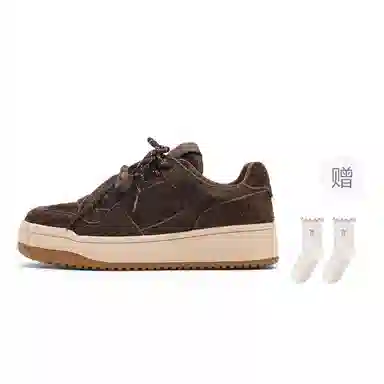 乐乐鱼 复古厚底休闲运动百搭潮流小众设计感 增高 低帮 板鞋 女