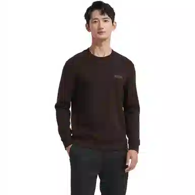 古鲨 圆领修身长袖厚款卫衣 男款