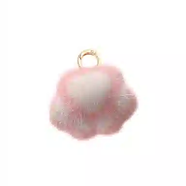 心水好物 创意可爱猫掌印舒适手感汽车高级感包包 毛绒 挂件 男女同款情侣款