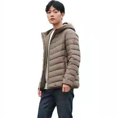 坦博尔 轻薄连帽简约羽绒服 女款