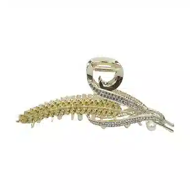 彤彤兔 发量多麦穗时尚百搭盘发麦穗大号 锌合金 发夹 女款