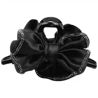 彤彤兔 韩式褶皱卷边轻奢高级感 布料 发夹 女款