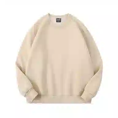 莫代尔 秋冬个性慵懒多色可选舒适纯色设计感落肩嘻哈风百搭卫衣打底衣 男女同款