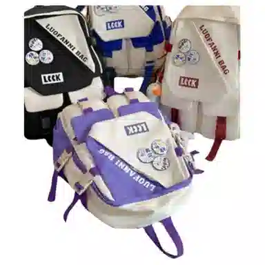 恒源祥 大学生校园 尼龙 双肩包 男女同款情侣款 多色