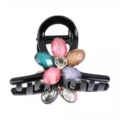 彤彤兔 清新甜美星辰花朵后脑勺抓夹显发量高级感盘发鲨鱼夹 树脂 发夹 女款