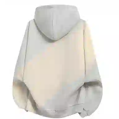 阿凡迪 校园童趣【重磅华棉】美式简约基础款卡通动物字母撞色仿刺绣高级感印花高街个性潮流百搭通勤无性别宽松连帽卫衣 男女同款