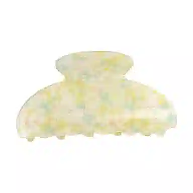 彤彤兔 闪碎花抓夹大号清新雏菊后脑勺盘发鲨鱼夹发饰 亚克力 发夹 女款