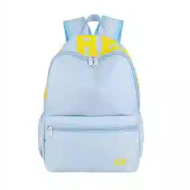蔻蒂熊 潮流时尚包包小众简约少女书包高颜值女生旅行包高中大学生背包 尼龙布 双肩包 常规 青少年 白色/黄色/蓝色