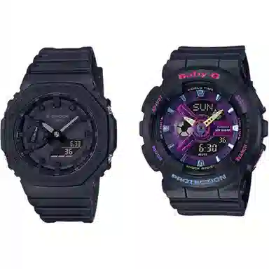 Casio G-Shock GA-2100-1A1 + Baby-G BA-110TM-1AER