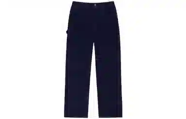Drew House FW22 Corduroy Carpenter Pant Dark Navy Logo