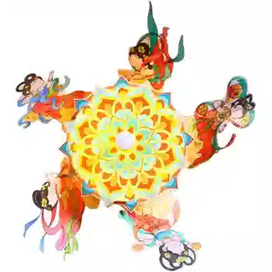 咕轹 中秋灯笼 发光玩具