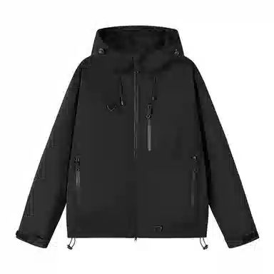 兰缪 防水防风透气耐磨登山徒步抽绳连帽潮流时尚气质户外功能舒适夹克 男女同款