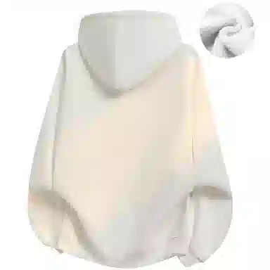 阿凡迪 校园童趣【重磅华棉】美式简约基础款卡通动物字母撞色仿刺绣高级感印花高街个性潮流百搭通勤无性别宽松连帽卫衣 男女同款