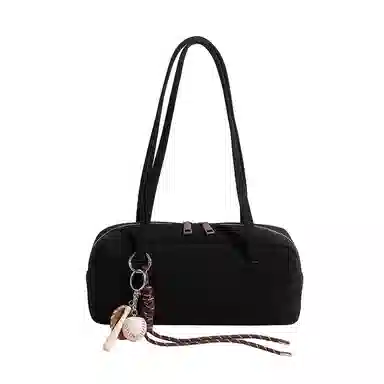 三只小鸭 高级感时尚潮流通勤 腋下包 麂皮 单肩包 女款 多色