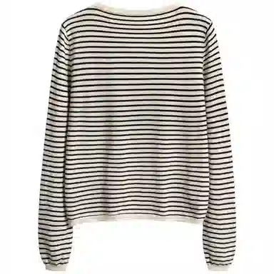 她池 简约百搭时尚短款针织衫 女款