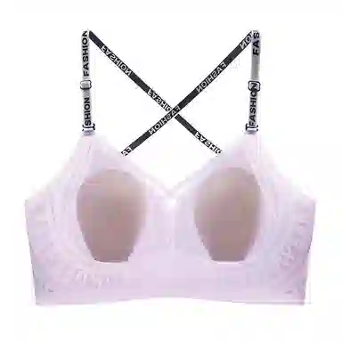 欧迪芬 亲肤运动大胸显小收副乳防下垂上托无钢圈果冻条轻盈舒适聚拢简约纯色无痕自然文胸 女款