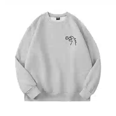 莫代尔 秋冬个性慵懒多色可选百搭舒适纯色落肩设计感嘻哈风卫衣打底衣 男女同款