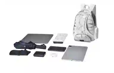 COEXISTENCE Functional Commuter Backpack Silver