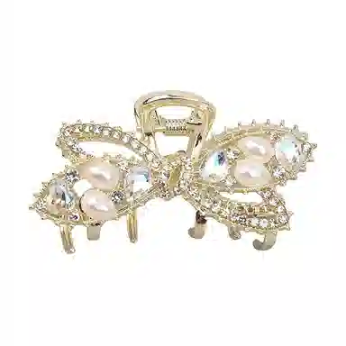 彤彤兔 高级感大号发量精致后脑勺盘发 锌合金 发夹 女款