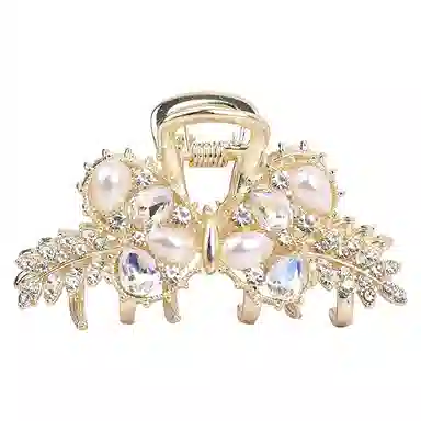 彤彤兔 高级感大号发量精致后脑勺盘发 锌合金 发夹 女款