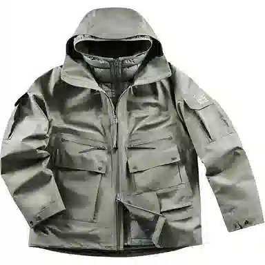SPYDER x C.P. Company Gore-Tex 3-in-1 Logo Hoodie Down Jacket